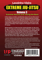 Extreme Jiu-Jitsu #3 Mounts & Taking the Back DVD Leoznho Vieira MMA